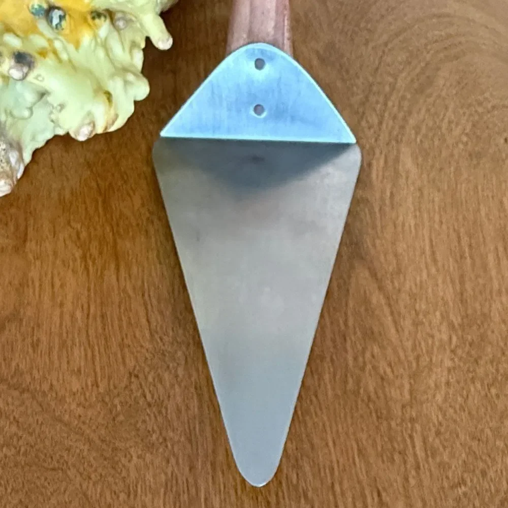 Handmade Madrona Wood Pie Server